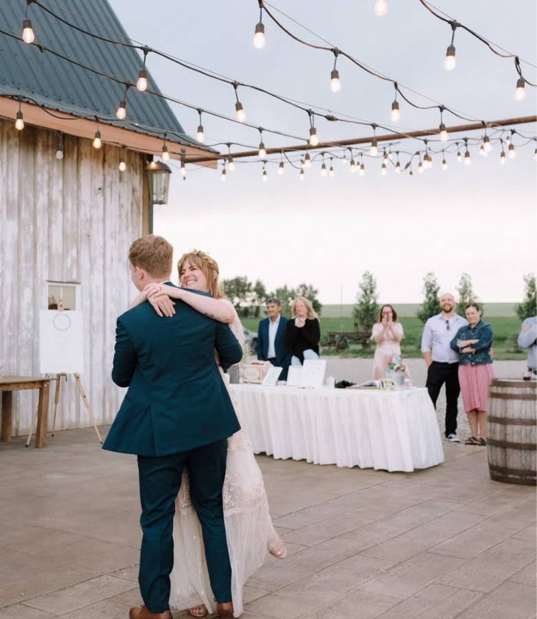 catering menu at countryside barn