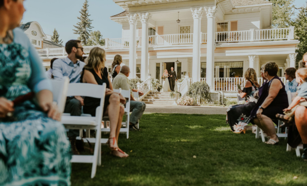 Front View of the Norland Historic Estate, a Alberta Destination Wedding Venue