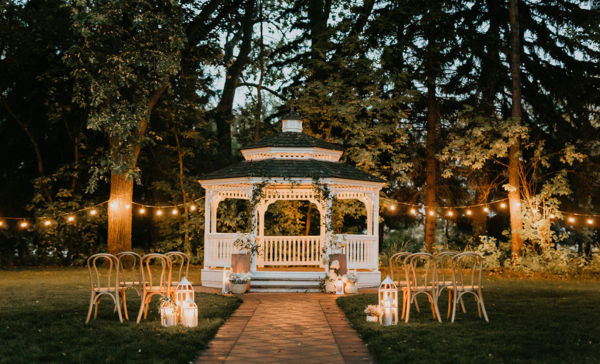 The Gazebo at The Norland Historic Estates, a Alberta Destination Wedding Venue