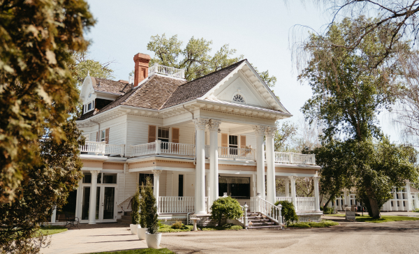 Front View of the Norland Historic Estate, a Alberta Destination Wedding Venue