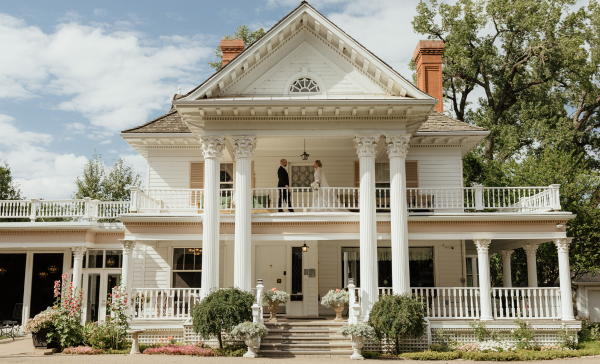 Front View of the Norland Historic Estate, a Alberta Destination Wedding Venue